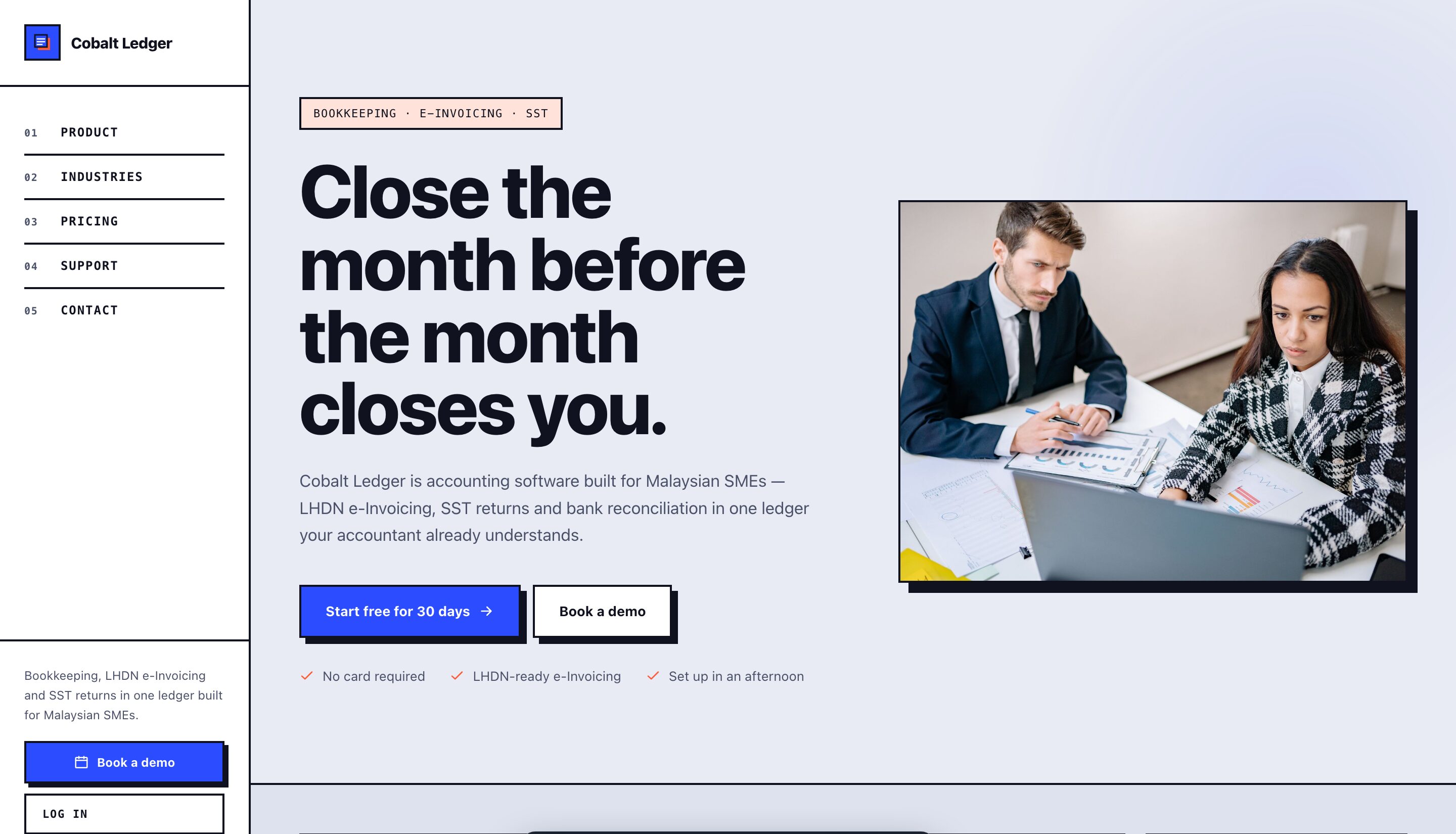 Cobalt Ledger design